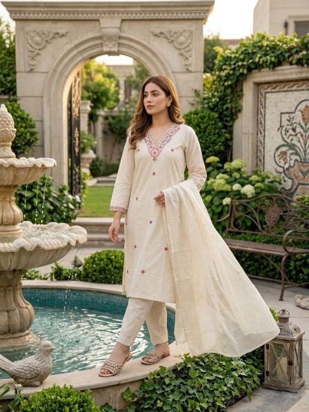 Krunique 3pcs wholesale surat kurtis